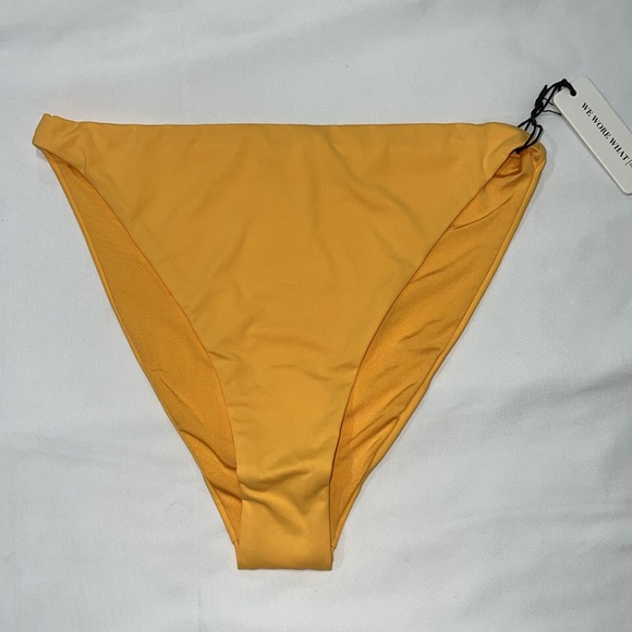 We Wore What Warm Apricot Amber Swim Bottom, SMALL - Picture 3 of 10
